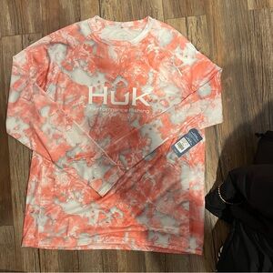 NWT huk fishing long sleeve shirt men’s large